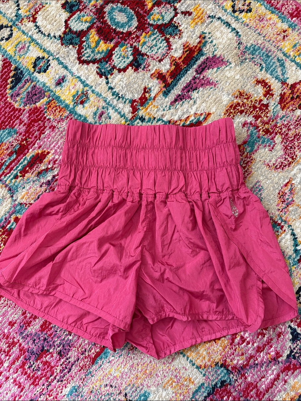 Free people the way home run shorts in raspberry XS